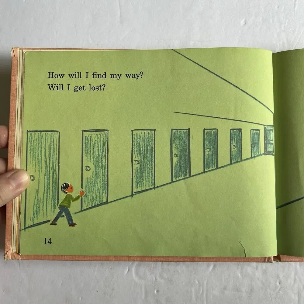 Going to School by Muriel Stanek 1968 Vintage Childrens Book Hardcover